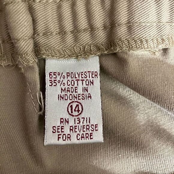 Macys Comfy Women’s Khakis / SZ: 14 - Picture 7 of 7